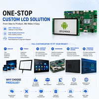 Pantalla Táctil Capacitiva Industrial de 7 Pulgadas, Módulo de Pantalla LCD TFT, Resolución 1024x600, Brillo de 350 Nit, RK3568 Android