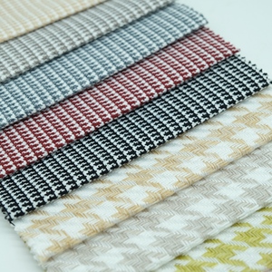 100% <span class=keywords><strong>Polyester</strong></span> thoải mái Jacquard dệt kỹ thuật dệt kim thoáng khí trông giống như vải lanh - Product Image 3