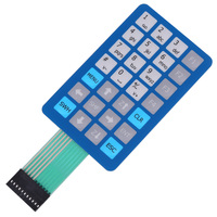 OEM Factory's Flexible PET Membrane Tactile Switch Keypads Keyboards Remote Controllers Surface Mount Keyboards&Keycaps China