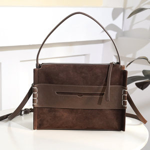 Top Quality Women's Handbag Large Capacity Shoulder Bags Lightweight Customized logo Crossbody Leather Business Mailman Bag - Product Image 4