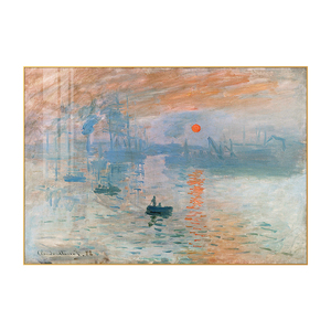 Claude <span class=keywords><strong>monet</strong></span> nghệ thuật vẽ tranh vải in ấn tượng mặt trời mọc tường nghệ thuật trang trí tường phòng khách - Product Image 6