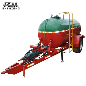 Productos de China, cisterna inclinable en remolque con válvula de drenaje, remolque de dos ruedas con tanque de bomba - Product Image 2