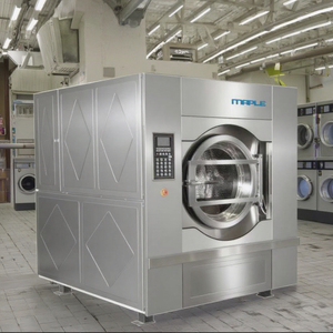 Équipement de blanchisserie commercial, lave-linge et sèche-linge industriels pour le nettoyage des draps de lit, entretien facile, hôtel, motel, hôpital - Product Image 1