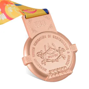 Free Design Sports Medalhas Compétition Médailles commémoratives de volley-ball en métal