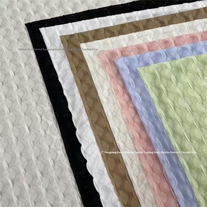 Ba chiều đàn hồi Bạc chủ đề Jacquard dệt kim vải sóng sọc Lolita váy cưới hiệu suất hỗn hợp lót sử dụng - Product Image 1