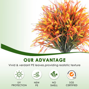 PZ-1-90A/B Automne Décor Faux Arbustes Buissons avec Piquet de Sol Automne Personnalisé Artificielle Topiaire <span class=keywords><strong>Boule</strong></span> Arbre - Product Image 4