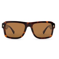 Lunettes de soleil personnalisées en acétate polarisées tendance pour la conduite avec logo de luxe Lunettes de soleil de créateur pour homme Rectangle Tortoisesheet Lunettes pour femmes