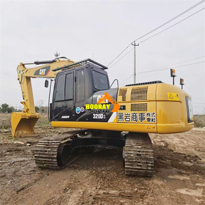 รถขุด CAT 320 มือสองจากญี่ปุ่น เครื่องจักรกลงานดิน 20 ตัน ราคาถูก รถขุด CAT320D CAT320D2 มือสองสำหรับขาย - Product Image 3