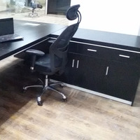 Vente en gros grand bureau de bureau moderne meubles de PDG en bois de luxe directeur bureau d'ordinateur table de direction