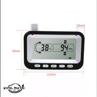 Sistem Pemantau Tekanan Ban Digital TPMS Nirkabel RV 6 Sensor Mobil Truk Motorhome Trailer Perjalanan Real Time LCD
