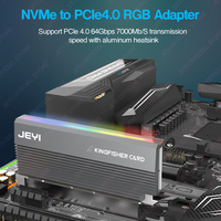 مصنع JEYI gb PCIe ie nrvme محول بطاقة M.2 SSD Gen4/3/حاوية أقراص صلبة متوافقة مع دروبشيبينغ مدعومة