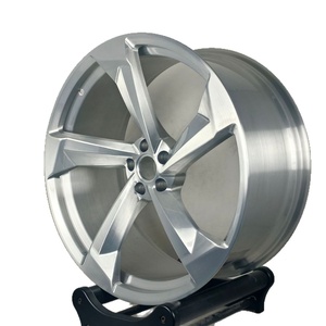 Jantes sport en aluminium forgé de <span class=keywords><strong>18</strong></span> <span class=keywords><strong>pouces</strong></span> 5x112, déport positif 66,45 CB, finition argent brossé, pour <span class=keywords><strong>Audi</strong></span> Mercedes Benz - Product Image 2