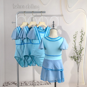 Tùy chỉnh màu sắc logo nhãn màu hồng chất lượng tốt hiệu suất trainingwear cho múa ba lê vũ công - Product Image 6