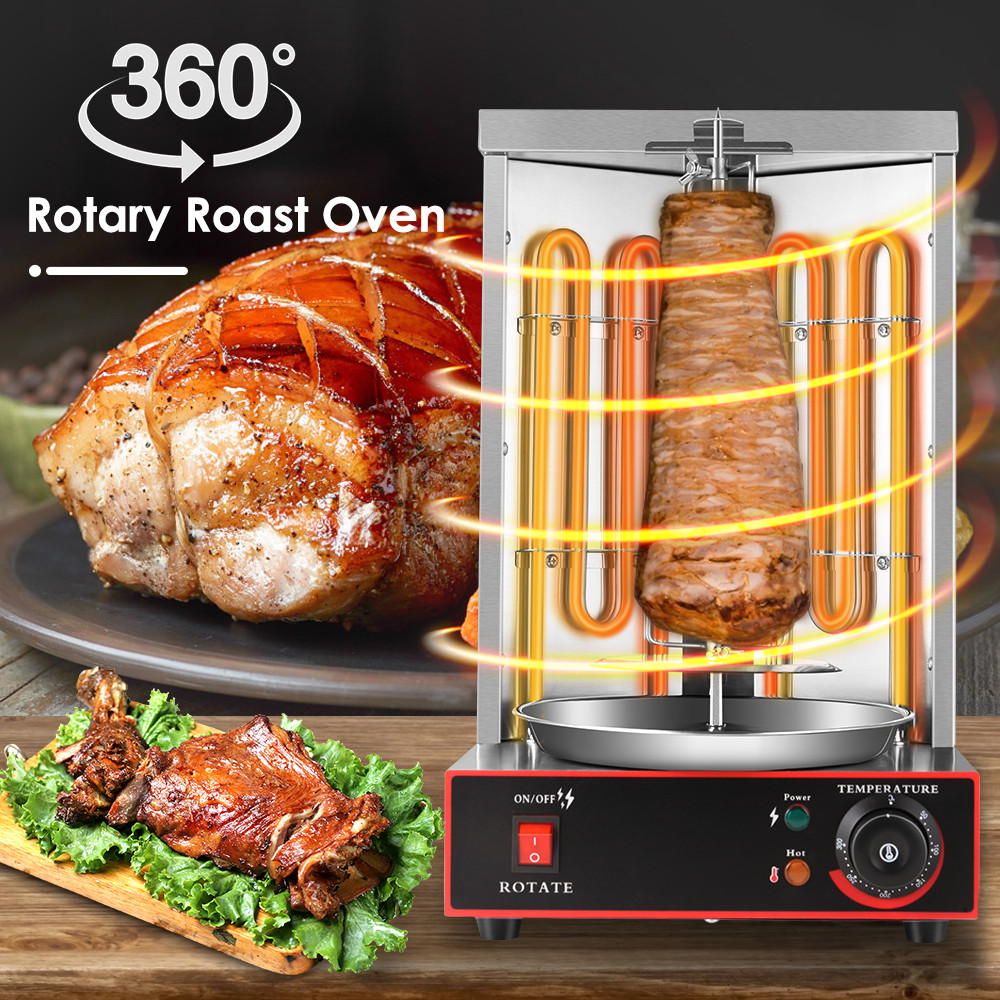 Shawarma Maker Commercial Semi-Automatic Electric Toaster Chicken Doner Kebab Shawarma Grill Equipment Machine
