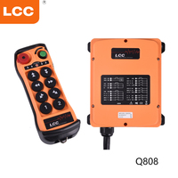 Nouveau produit LCC, télécommande industrielle à 8 canaux, télécommande sans fil RF pour grue, interrupteur à bascule 12V