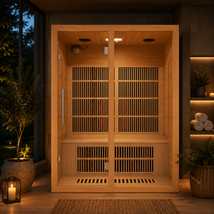 Sauna Infrarroja Seca Personalizada HG para 2 Personas con Ensamblaje Modular para Proyectos de Hogar, Hotel y Bienestar - Product Image 1