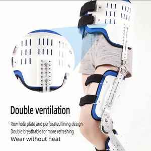 AMAIN <span class=keywords><strong>Pierna</strong></span> Brace <span class=keywords><strong>Ortesis</strong></span> Cadera Rodilla Tobillo Pie Fijación Brace <span class=keywords><strong>Ortesis</strong></span> Longitud ajustable - Product Image 5