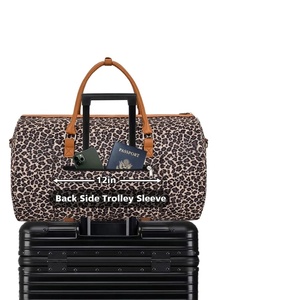 Muestra gratuita de la bolsa de ropa personalizada Mergeboon, bolsas de viaje grandes tipo duffel para mujer, maleta colgante para trajes, bolsas para ropa RPET - Product Image 5