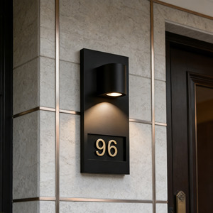 <span class=keywords><strong>Plaque</strong></span> d'immatriculation de porte d'appartement de <span class=keywords><strong>maison</strong></span> au design simple et moderne <span class=keywords><strong>Plaque</strong></span> d'immatriculation de bureau en métal pour adresse d'hôtel <span class=keywords><strong>Plaque</strong></span> d'immatriculation de lumières d'allée - Product Image 4