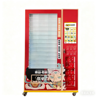 Máquina Expendedora de Batidos de Proteínas de Gran Capacidad (>10L) con Pantalla LED y Múltiples Opciones de Pago para Productos como Tatuajes, Maquillaje, Agua y Joyería