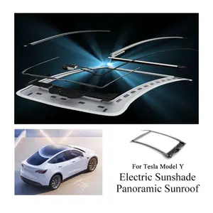 Nouvelle arrivée voiture pare-soleil électrique pare-soleil panoramique toit ouvrant rétractable pare-soleil pour Tesla modèle Y