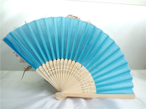 New Trend <b>Rainbow</b> Pride Customized Bamboo Silk Folding Hand Fan - Product Image 4