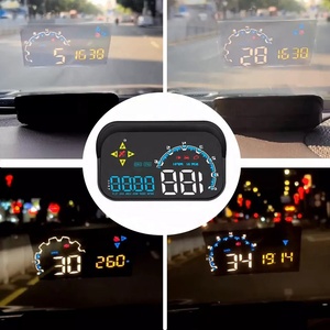 2025 HUD tự động hiển thị <span class=keywords><strong>GPS</strong></span> xe chẩn đoán Đồng hồ tốc độ OBD2 kính chắn gió M20 đầu phổ quát cho tất cả các xe bao gồm nhiệt độ nước - Product Image 5