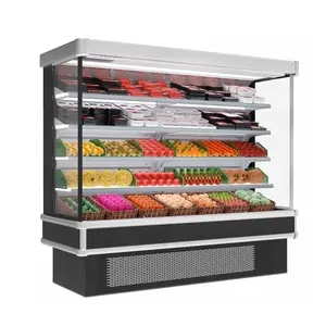 Display commerciale frutta e verdura frigo di raffreddamento bevanda aperta Chiller verticale Show Chiller per supermercato