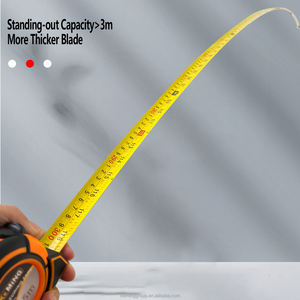 Sertifikalı ev kullanımı çocuklar ölçme araçları kauçuk yüklenici mezura emperyal metrik 3m 5m 7.5m 10m çelik ölçüm bandı - Product Image 3