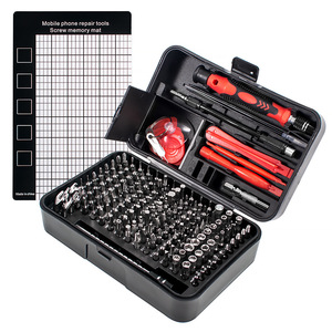 170-en-1 Kit d'outils de réparation de précision multifonctionnel pour la maison, manuel, personnalisable OEM, professionnel, avec mallette rigide chromée - Product Image 3