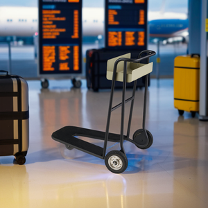 2024 Nieuw Design Hotel Bagagekar Bagage Auto Lobby Kar Luchthaven Passagiersbagage Trolleys Met Hoge Kwaliteit - Product Image 2