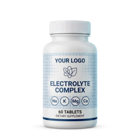 Complément Électrolytique Zéro pour l'Entraînement en Comprimés en Vrac avec Mélange de Potassium, Magnésium, Calcium, Sodium – 60 Comprimés de 30g – OEM ODM