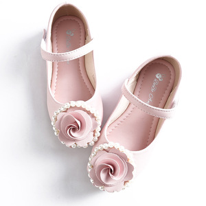 Tong Girl Flower <span class=keywords><strong>Zapatos</strong></span> de cuero Niña Princesa Cozy Birthday Dance Party Princess Shoes - Product Image 5