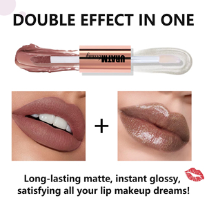 MLM Dual-ended Moisturizing <b>Lip</b> Gloss Matte Gradient Shimmer <b>Lip</b> Tint Non-sticky Cup Long Lasting Daily <b>Lip</b> Makeup <b>Lip</b> Combo - Product Image 5