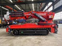 Grue araignée sur chenilles Chengli CK2600, mini-grue articulée de 65 tonnes pour opérations de levage lourd dans les sous-sols, usines et espaces confinés