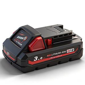 Batería de Litio OEM MIL 18V 3Ah 6Ah 8Ah 12Ah M18XC6 con Celdas 21700 de Alto Rendimiento, Reemplazo de Iones de Litio para Herramientas Eléctricas MKE M18 18V - Product Image 4