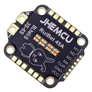 JHEMCU RuiBet 45A 55A 3-6S Dshot600 BLHELI_S BLS 4IN1 브러시리스 ESC 30.5X30.5 M4 RC FPV 자유형 비행 컨트롤러 레이싱 드론