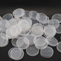Couvre-bocal à clipser en LDPE lisse de 45 mm, 50 mm, 53 mm, 55 mm, 65 mm, 68 mm, 70 mm pour bocal de germination