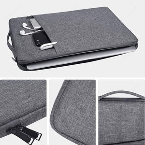 For Laudtec Polyester Laptop Sleeve Handbag <strong>Case</strong> Waterproof Zipper Portable Notebook Cover Business Shockproof <strong>Lap</strong> <strong>Top</strong> Bags for Wholesale OEM/ODM/Private Label - Product Image 3