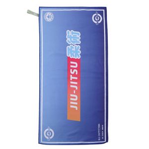 Serviette de sport en microfibre de haute qualité, imprimée avec logo personnalisé, absorbante, séchage rapide, pour le golf, la remise en forme et les activités de plein air - Product Image 2