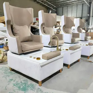 Modern Foot Salon Furniture Cadeiras Pink Pedicure Pé Basin Manicure Chair Assento Cadeira giratória de massagem nos pés
