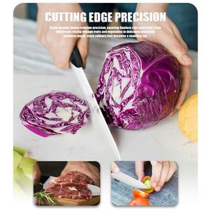 Ensemble de couteaux à fruits portables en céramique Pocket Chef, lames en bois noir et blanc de 6 pouces, couteaux d'office de cuisine écologiques, compatibles lave-vaisselle - Product Image 3