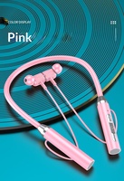 G01 Earphone Nirkabel Magnetik Bluetooth Neckband Headset Olahraga In-Ear dengan Waktu Siaga Ultra Panjang