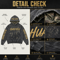 Private Label Maßgeschneiderter 500GSM Schwergewichtiger Streetwear-Hoodie mit Wascheffekt und Cargo-Tasche, Locker Geschnittener Y2K-Sweatshirt mit Kapuze, OEM-Hersteller