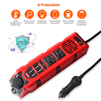 Convertisseur de courant à onde sinusoïdale modifiée 200W DC 12V vers AC 110V avec port Type-C pour voiture – Vente flash