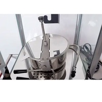 Máquina para hacer palomitas de maíz clásica, máquina para hacer palomitas de maíz, máquinas para hacer palomitas de maíz negras, carrito de palomitas con ruedas