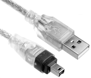 Câble USB de 1,5 m, câble <span class=keywords><strong>Firewire</strong></span>, USB vers 4 broches <span class=keywords><strong>IEEE</strong></span> <span class=keywords><strong>1394</strong></span>, câble de données <span class=keywords><strong>Firewire</strong></span> - Product Image 2