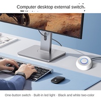 Câble d'extension de bouton d'alimentation externe pour ordinateur de bureau TEUCER, carte mère PC, 1,8 m, en stock pour la maison et le bureau