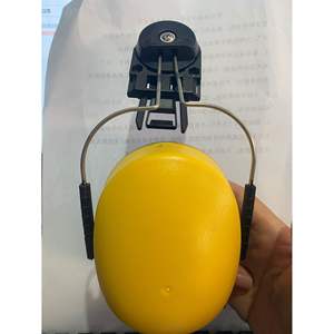 Cache-oreilles jaunes de style casque, type 101, réduction du bruit 21 dB, bandeau pour chantier et usine - Product Image 3