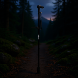 Bâton de marche rechargeable Myrva en alliage d'aluminium, 3 sections, longueur réglable, verrouillage rapide, aide à la randonnée en plein air - Product Image 2